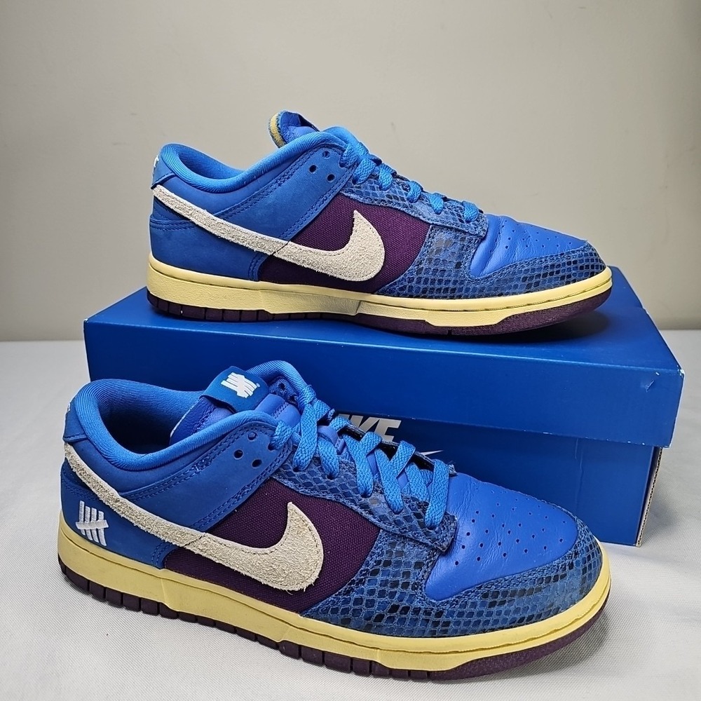 Nike Dunk Low SP Undefeated '5 On It' Dunk Vs AF1 Size 8M/9.5W